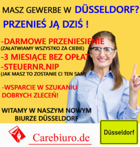 Zalozenie gewerbe w Niemczech